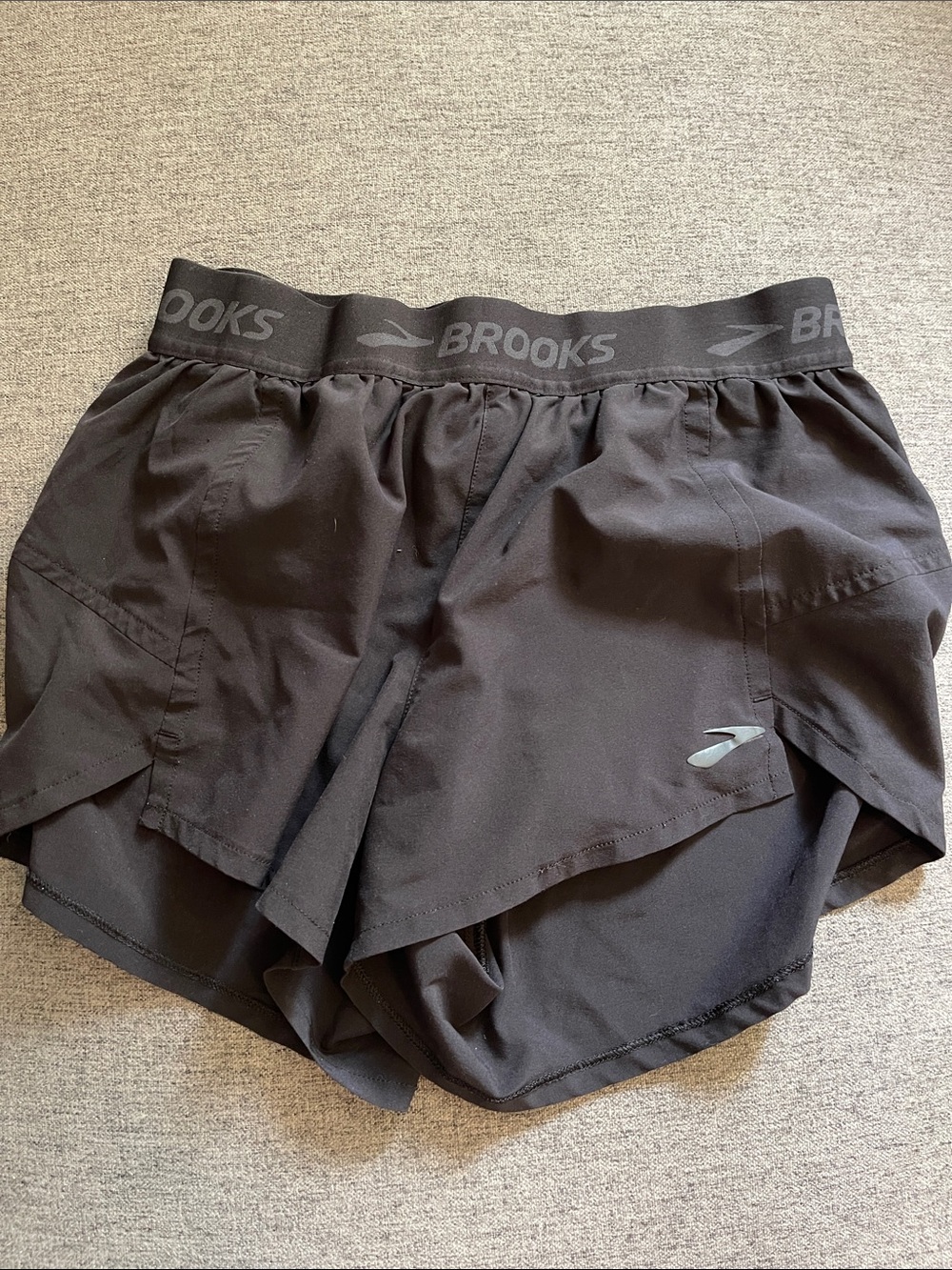 Brooks Black Running Shorts